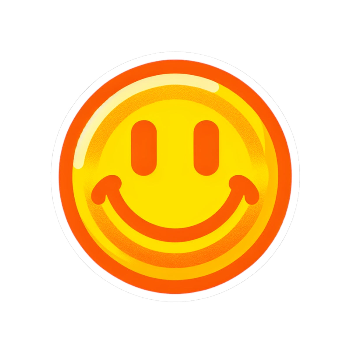 Smiley Kiss-Cut Stickers