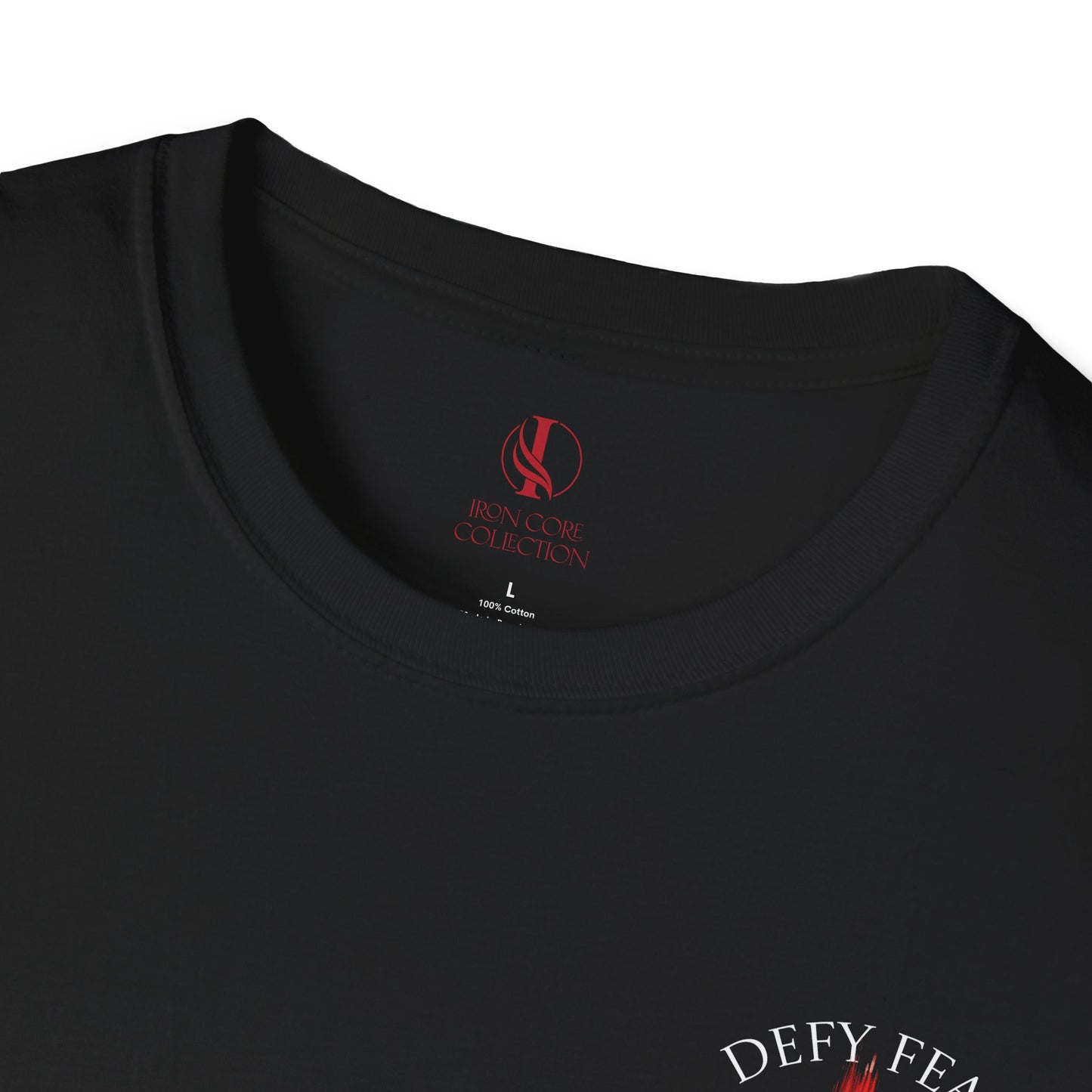Unisex Softstyle T-Shirt with 'Defy Fear' Design – Embrace Your Bold Spirit