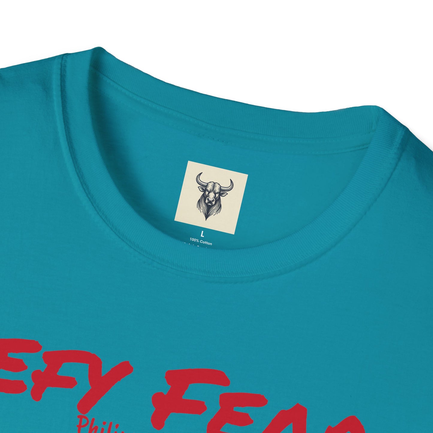 Inspirational Unisex Softstyle T-Shirt - "Defy Fear" Design