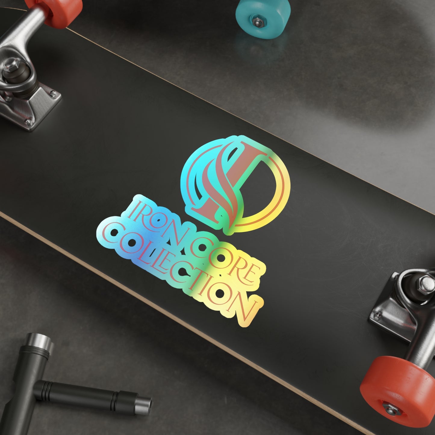 Holographic Die-Cut Stickers - Iron Core Collection - Premium Skateboard Vinyl Decals