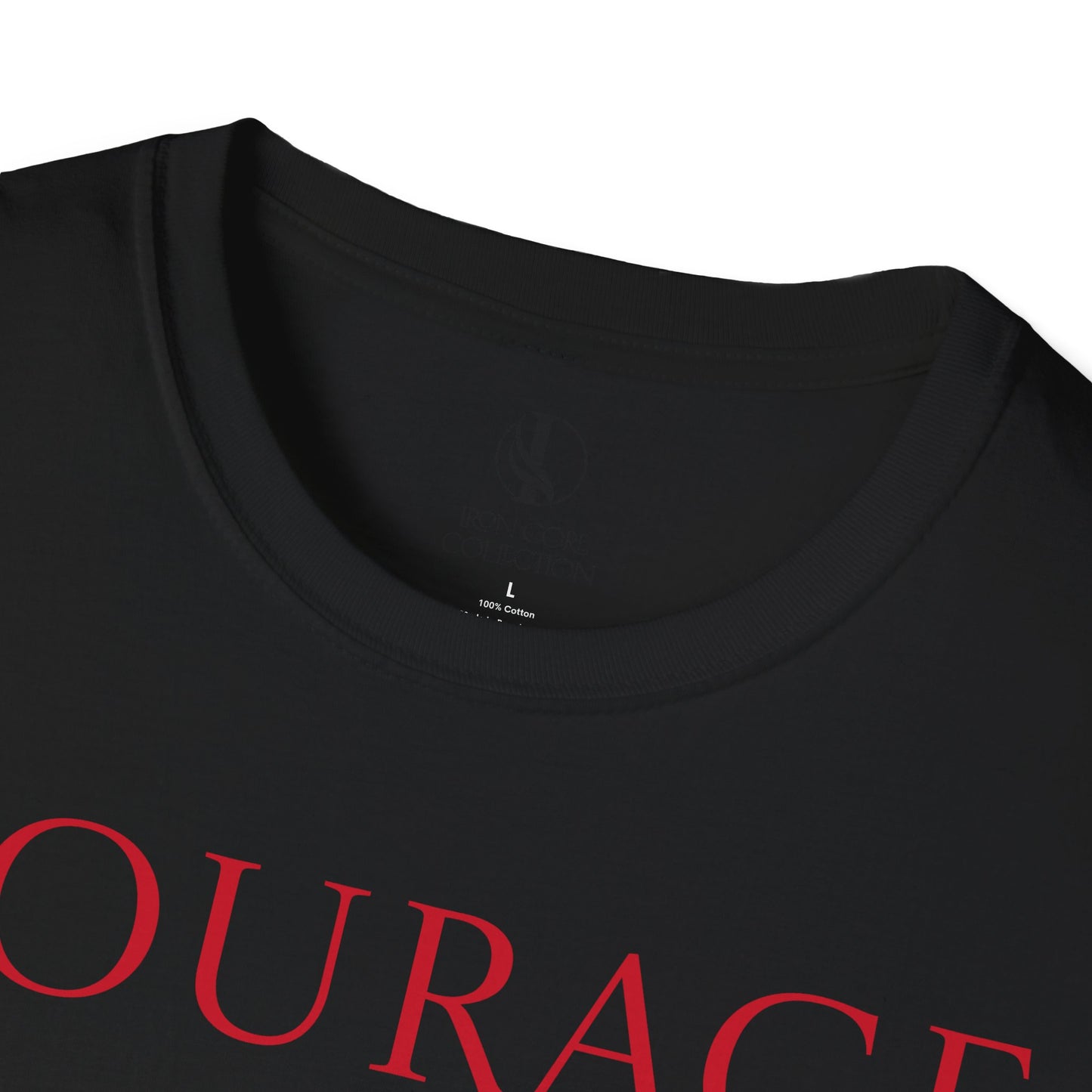 Copy of Courage Lion Unisex Softstyle T-Shirt - Inspiring Graphic Tee for Motivational Moments