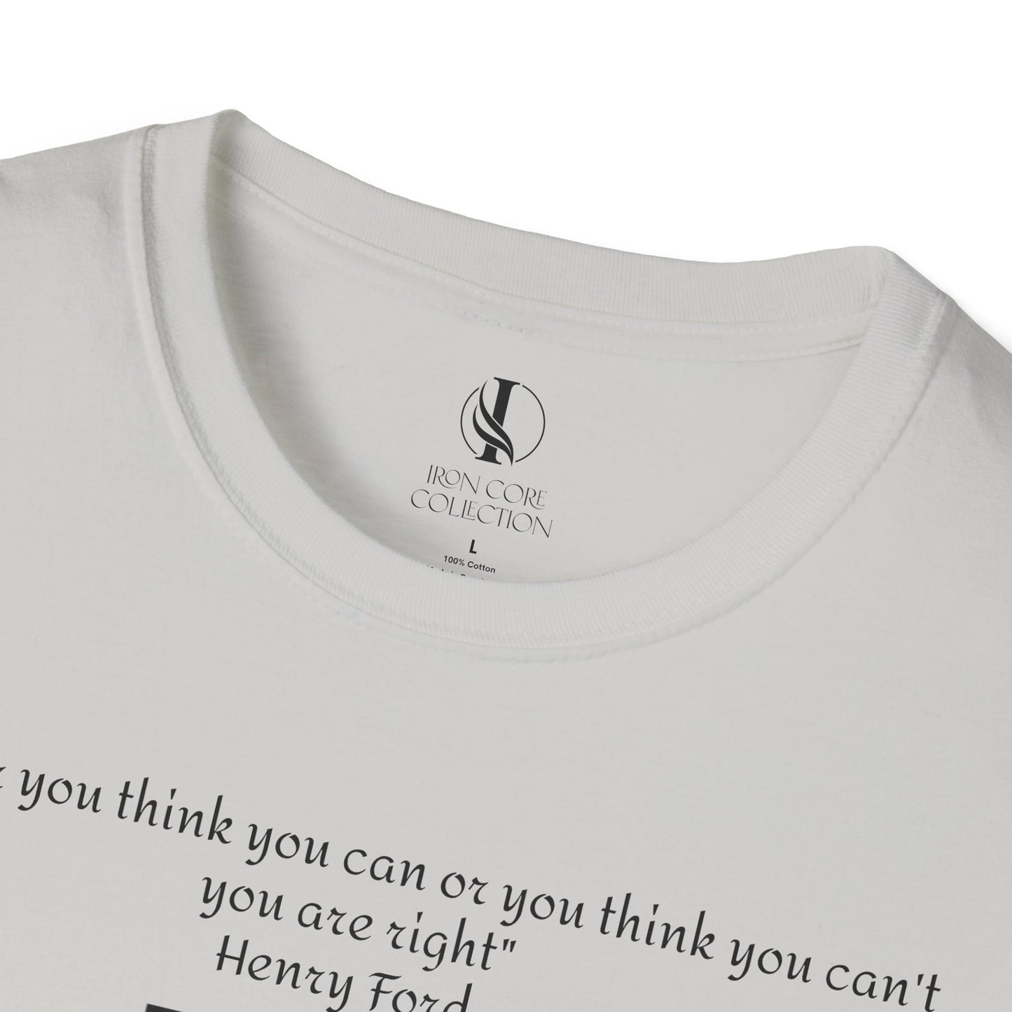 Inspirational American Quote T-Shirt - Unisex Softstyle Tee