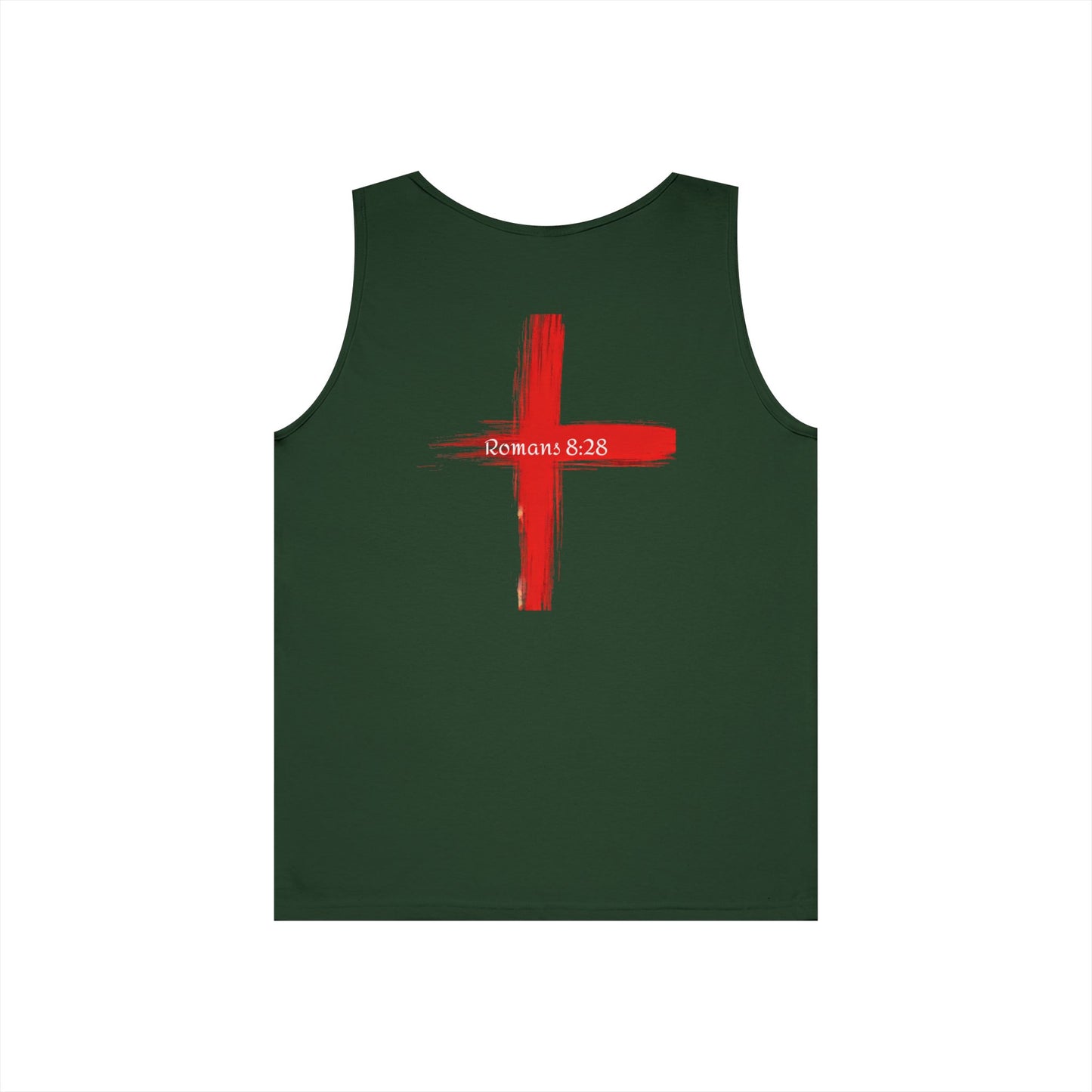 Inspirational Unisex Heavy Cotton Tank Top - "Turning Setbacks Into Comebacks"