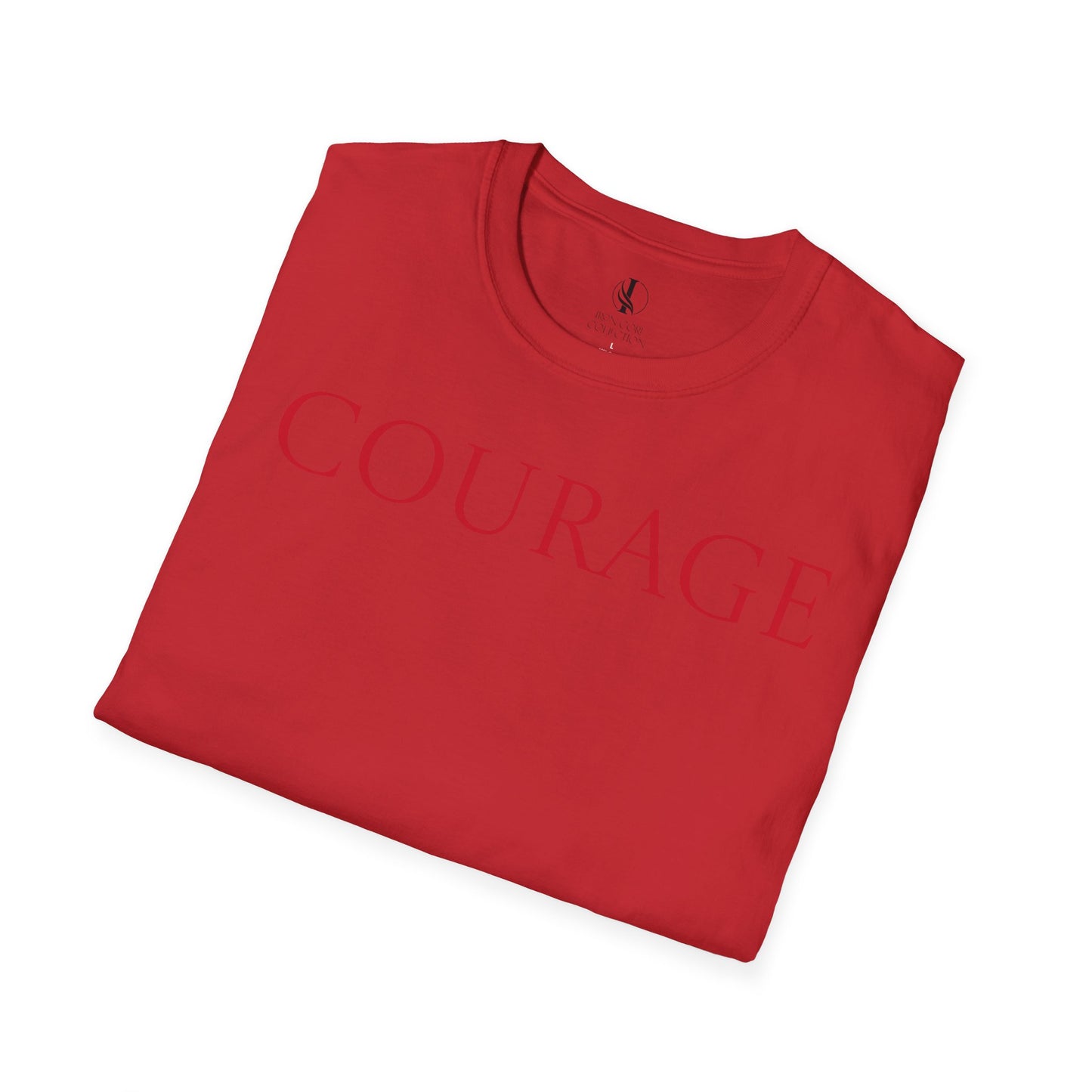 Copy of Courage Lion Unisex Softstyle T-Shirt - Inspiring Graphic Tee for Motivational Moments