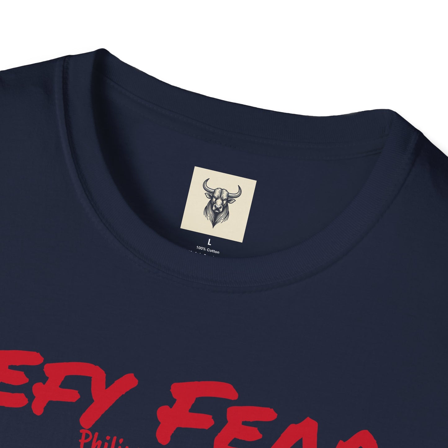 Inspirational Unisex Softstyle T-Shirt - "Defy Fear" Design