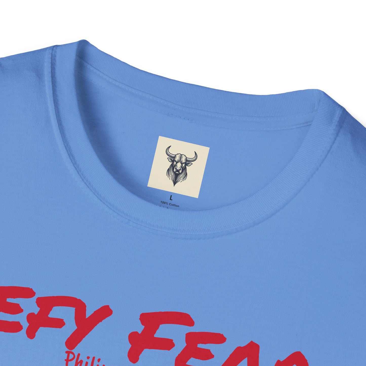 Inspirational Unisex Softstyle T-Shirt - "Defy Fear" Design