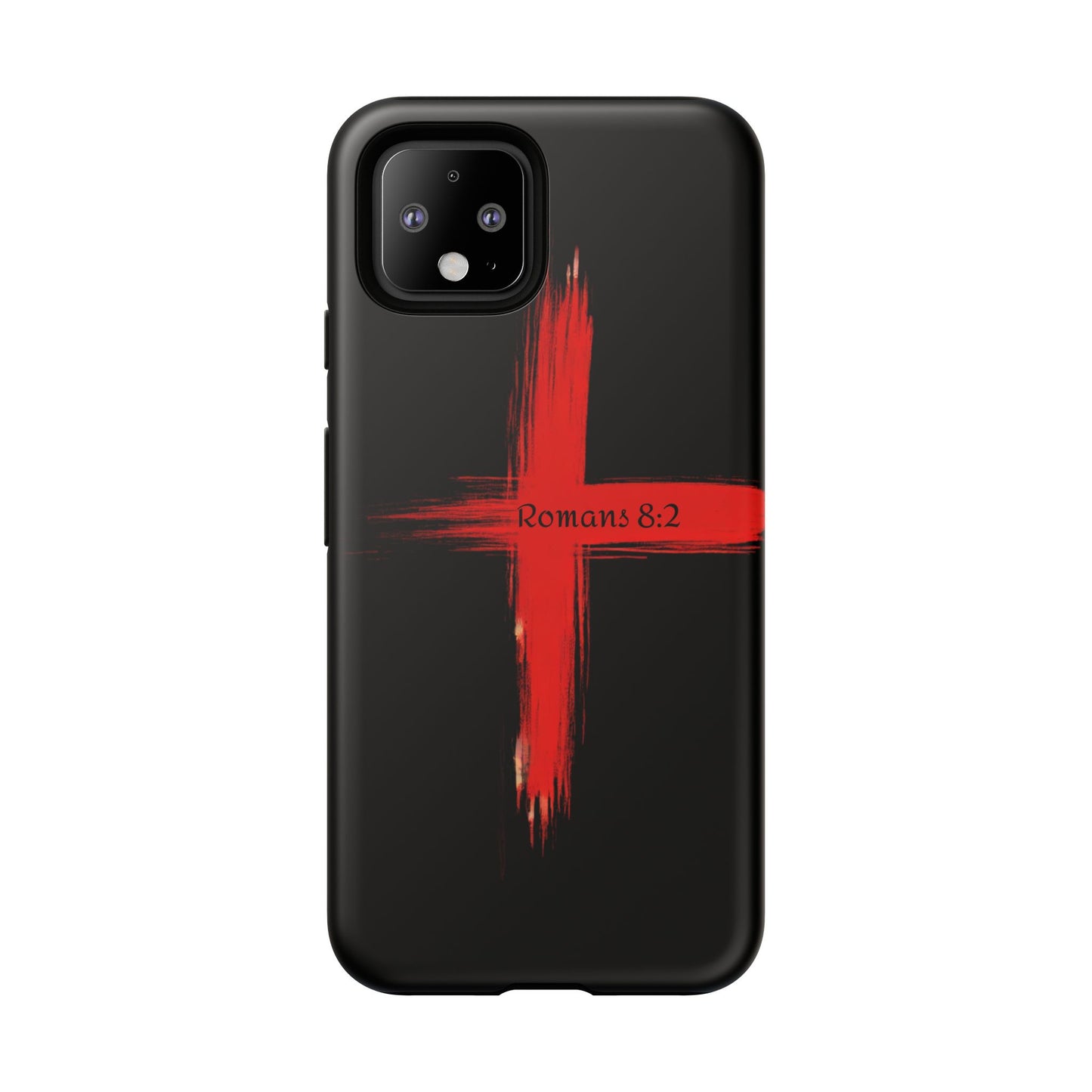 Christianity-Inspired Tough Phone Case, Gift for Brother or Sister, Stylish Religious Phone Cover, Cross Design, Romans 8:2, Unique [...]