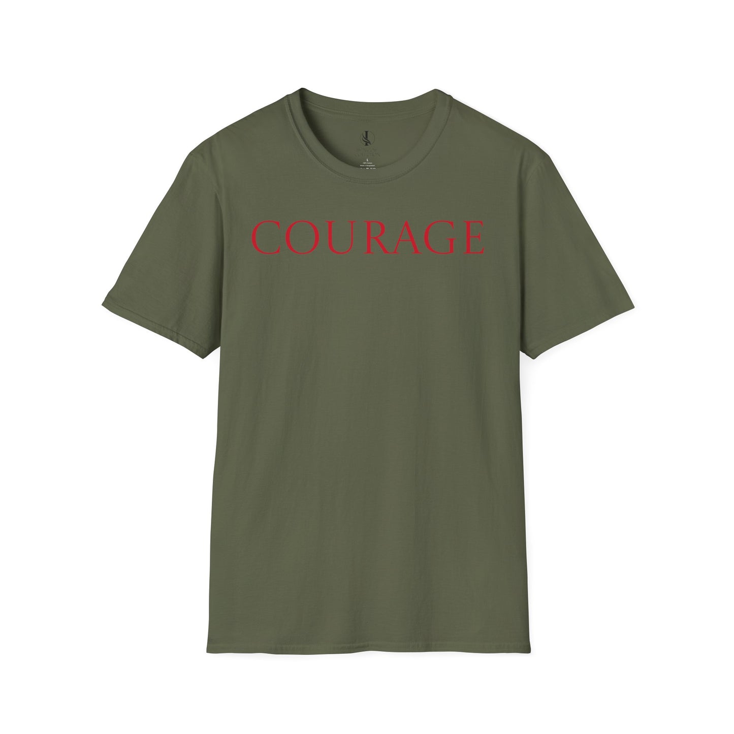 Copy of Courage Lion Unisex Softstyle T-Shirt - Inspiring Graphic Tee for Motivational Moments