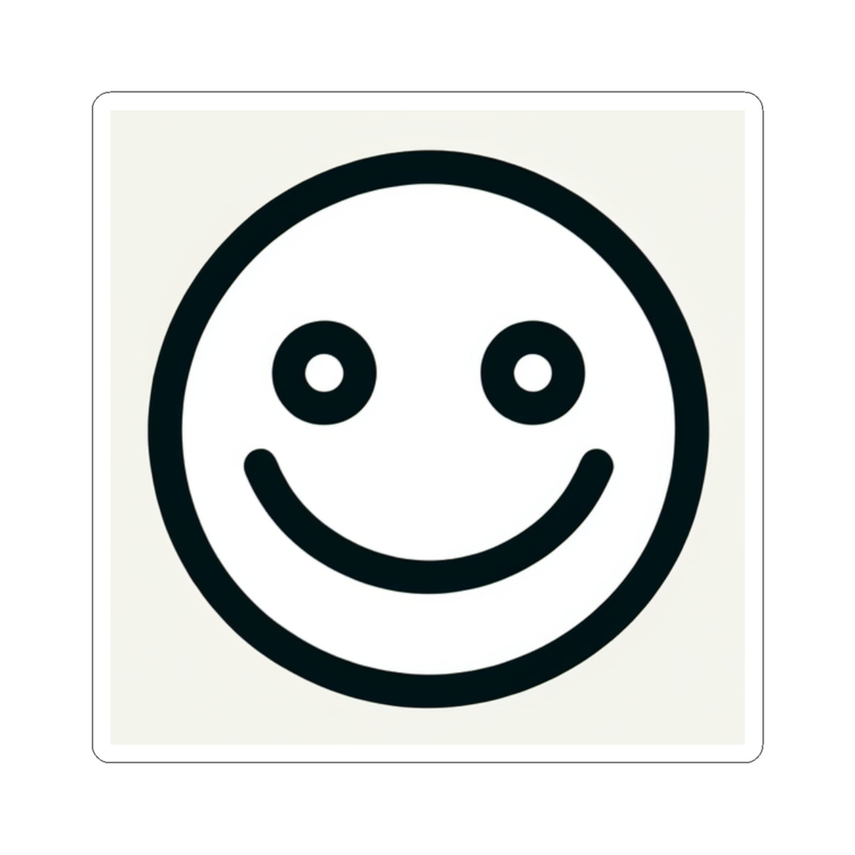 Smiley Kiss-Cut Stickers