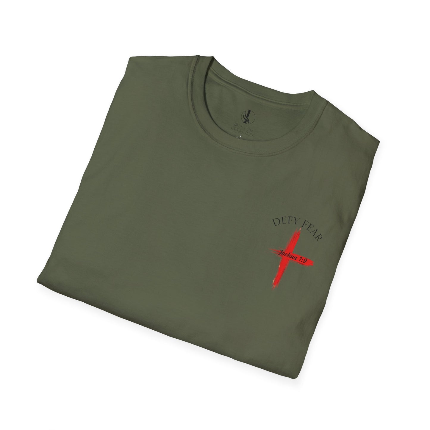 Unisex Softstyle T-Shirt with 'Defy Fear' Design – Embrace Your Bold Spirit