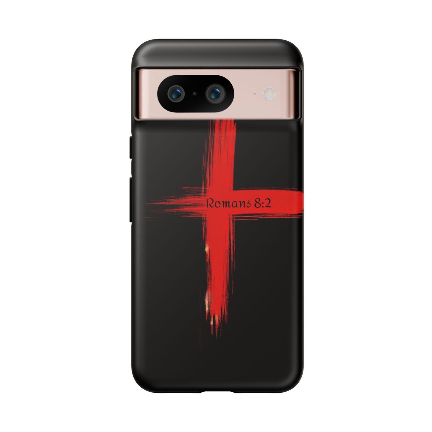 Christianity-Inspired Tough Phone Case, Gift for Brother or Sister, Stylish Religious Phone Cover, Cross Design, Romans 8:2, Unique [...]