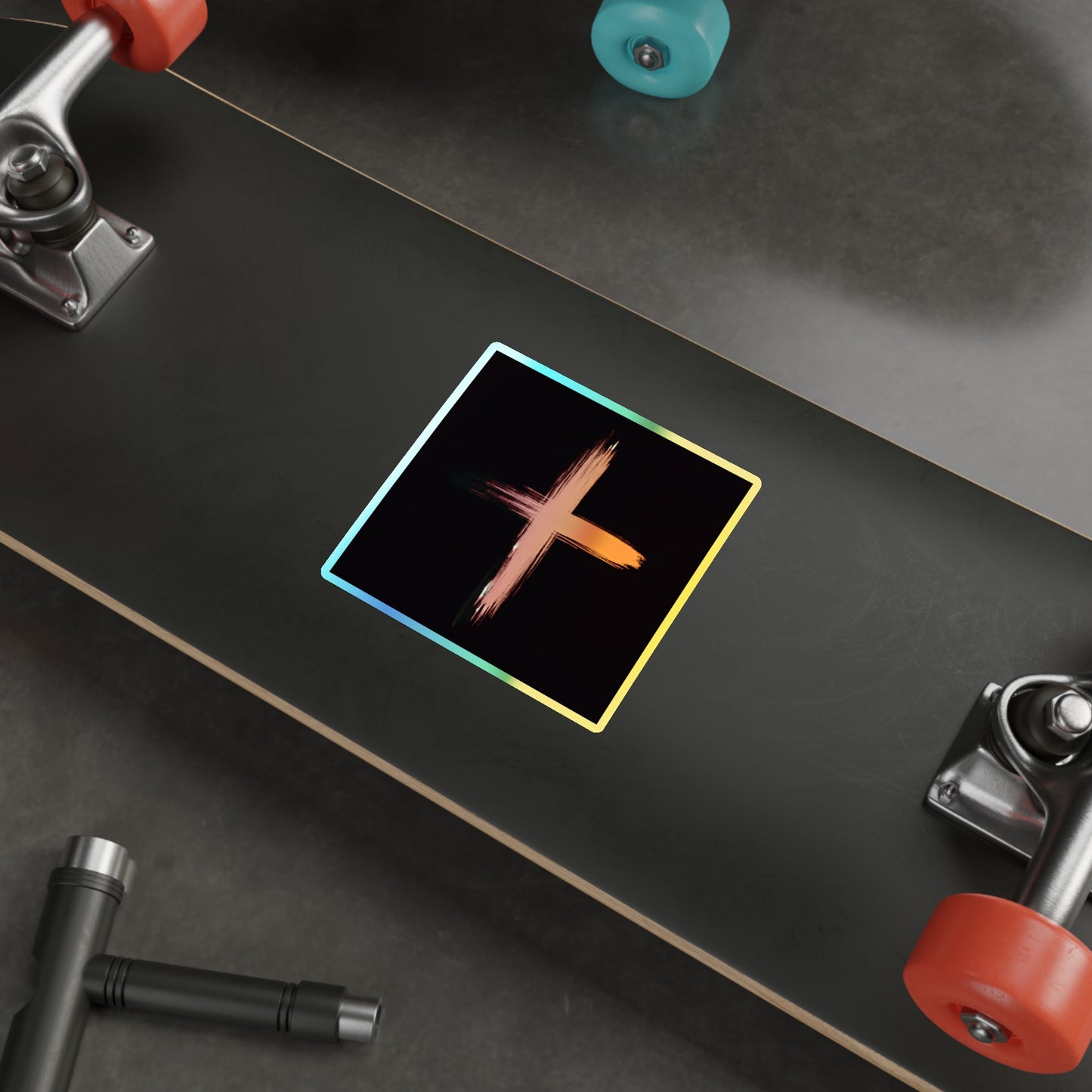 Holographic Die-Cut Stickers for Artists, Skaters, and Home Décor, Perfect for Gifts, Journals, Scrapbooking, or Events