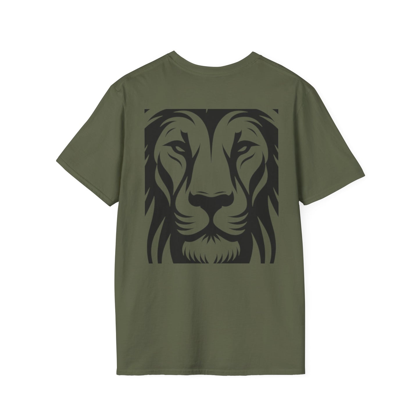 Copy of Courage Lion Unisex Softstyle T-Shirt - Inspiring Graphic Tee for Motivational Moments