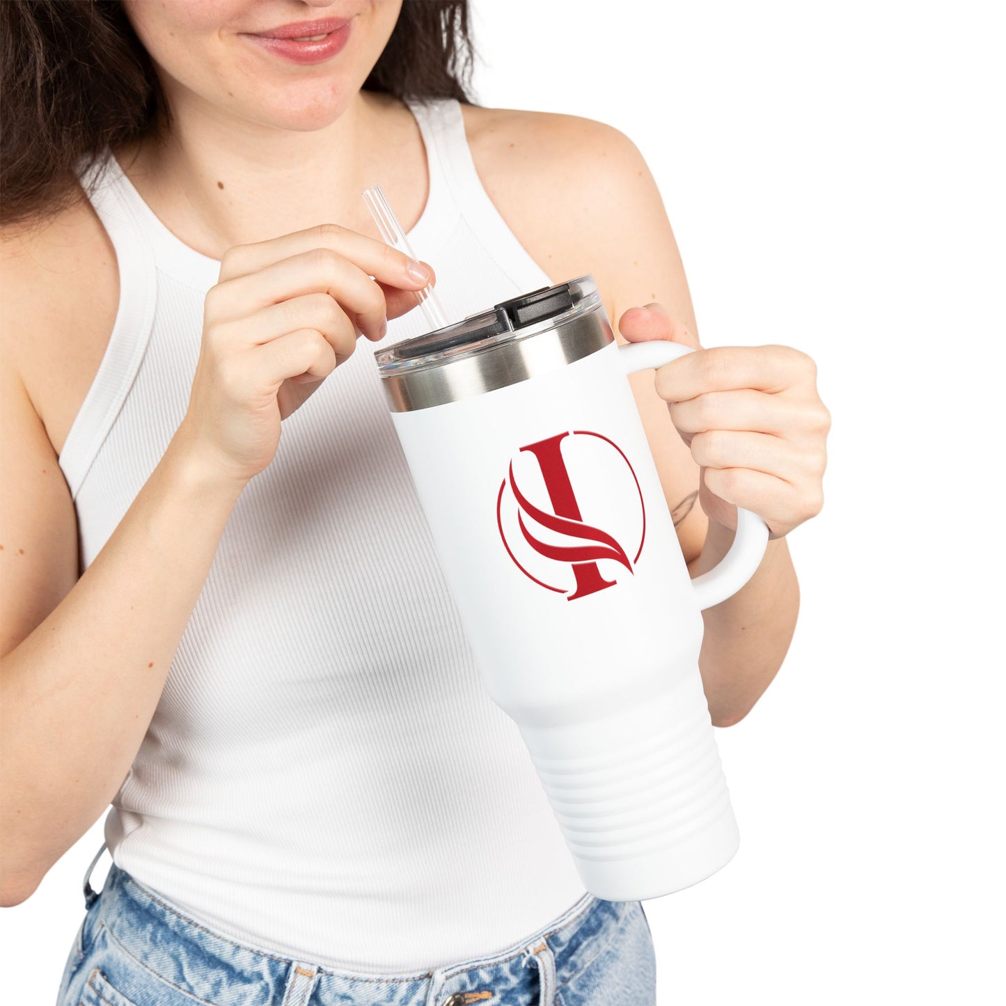 Challenge negativity Insulated Travel Mug, 40oz