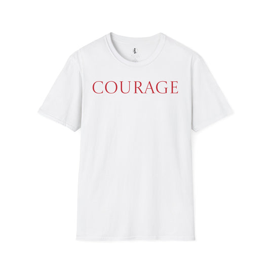 Copy of Courage Lion Unisex Softstyle T-Shirt - Inspiring Graphic Tee for Motivational Moments