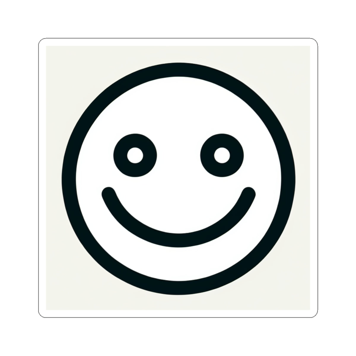 Smiley Kiss-Cut Stickers