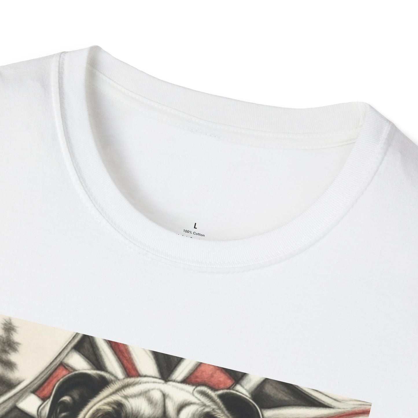Winston Churchill Bulldog T-Shirt - Softstyle Quote Tee