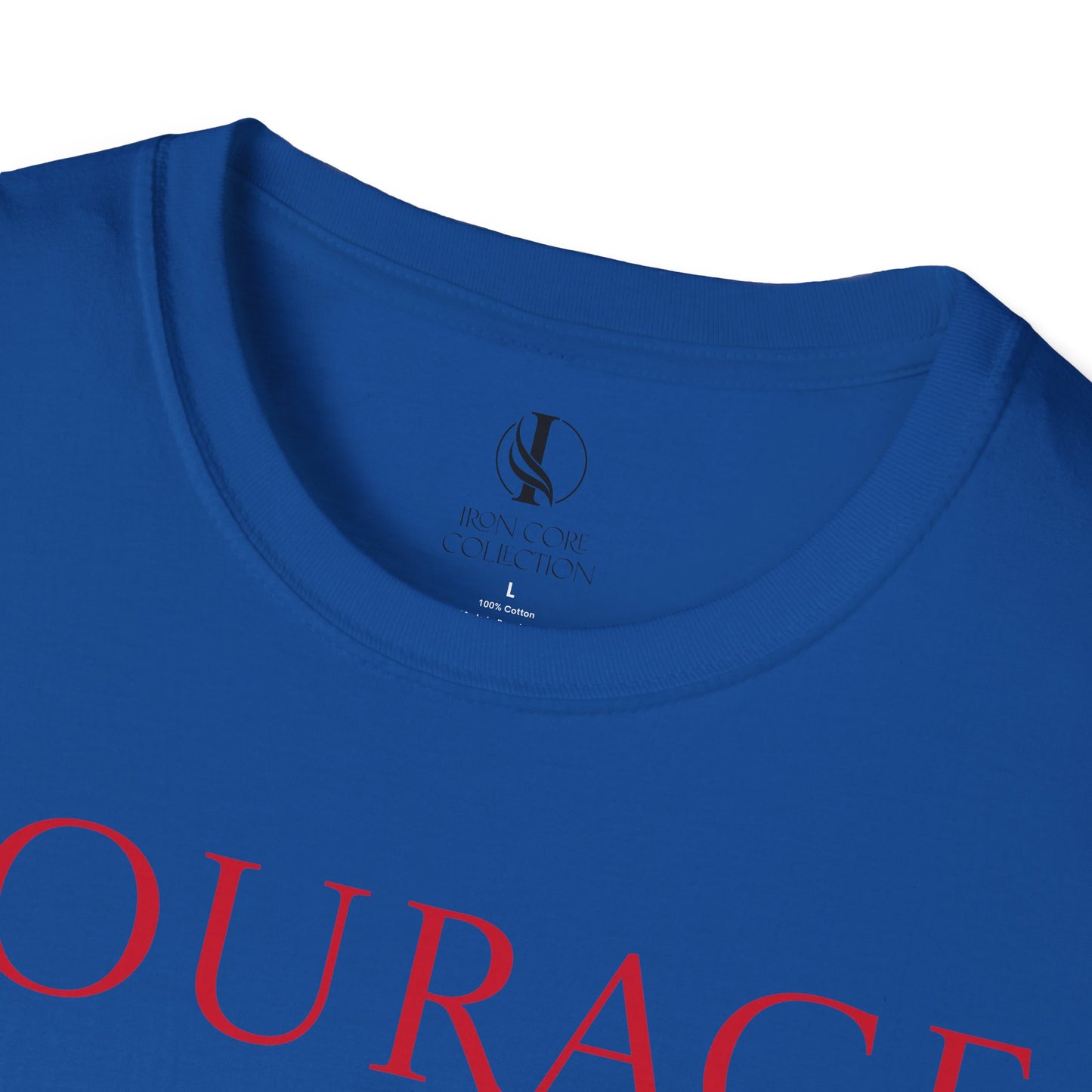 Copy of Courage Lion Unisex Softstyle T-Shirt - Inspiring Graphic Tee for Motivational Moments