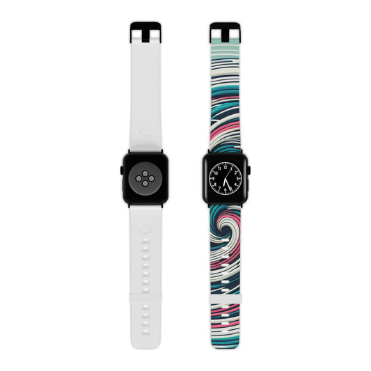 Stylish Apple Watch Band, Trendy Watch Strap, Gift for Her, Colorful Sport Band, Tech Accessories for Women, Funky Watch Style