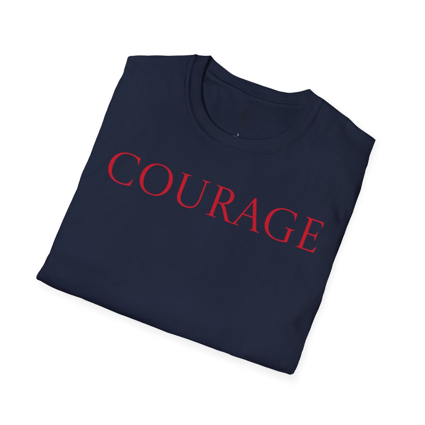 Copy of Courage Lion Unisex Softstyle T-Shirt - Inspiring Graphic Tee for Motivational Moments