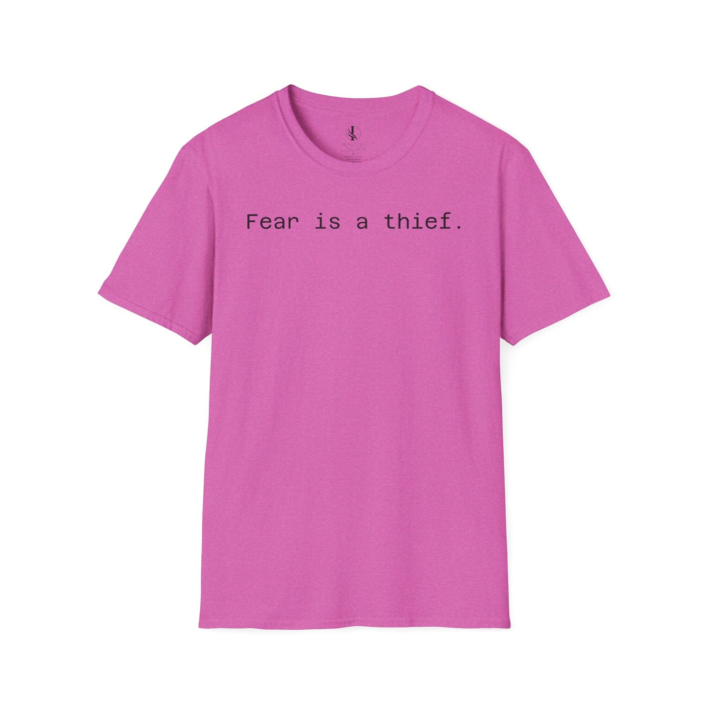'Fear is a Thief' Graphic Tee-Inspirational Unisex T-Shirt -