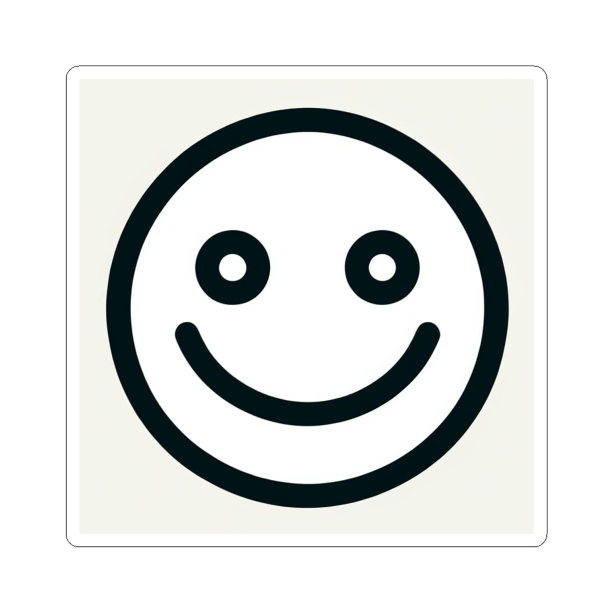 Smiley Kiss-Cut Stickers