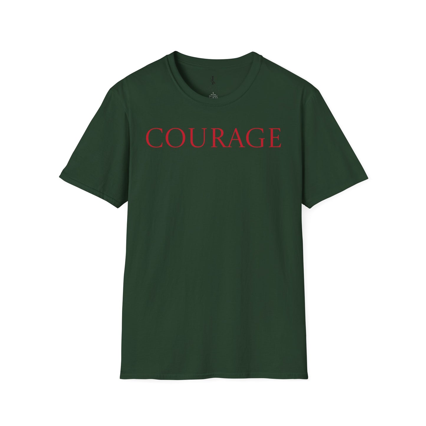 Copy of Courage Lion Unisex Softstyle T-Shirt - Inspiring Graphic Tee for Motivational Moments