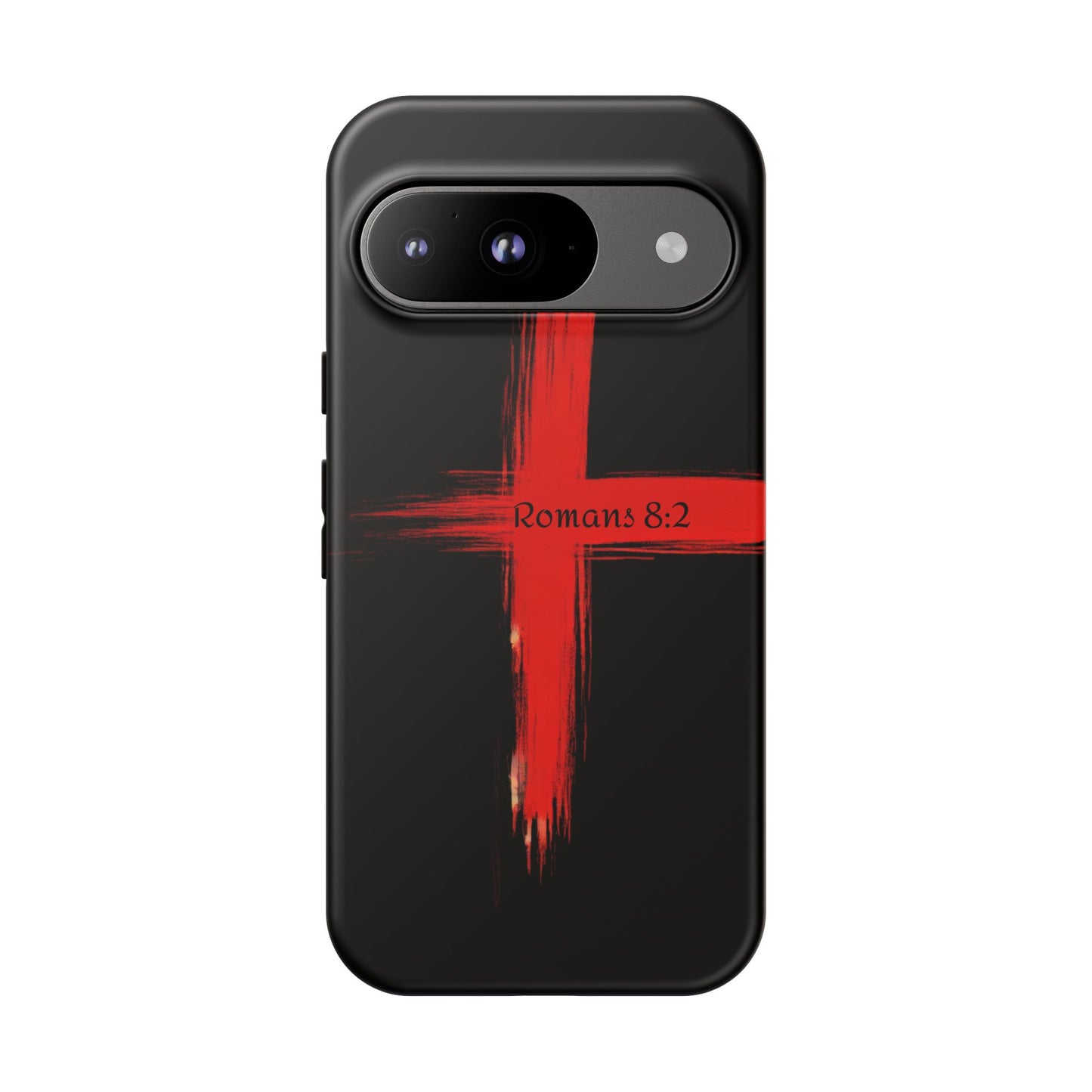 Christianity-Inspired Tough Phone Case, Gift for Brother or Sister, Stylish Religious Phone Cover, Cross Design, Romans 8:2, Unique [...]