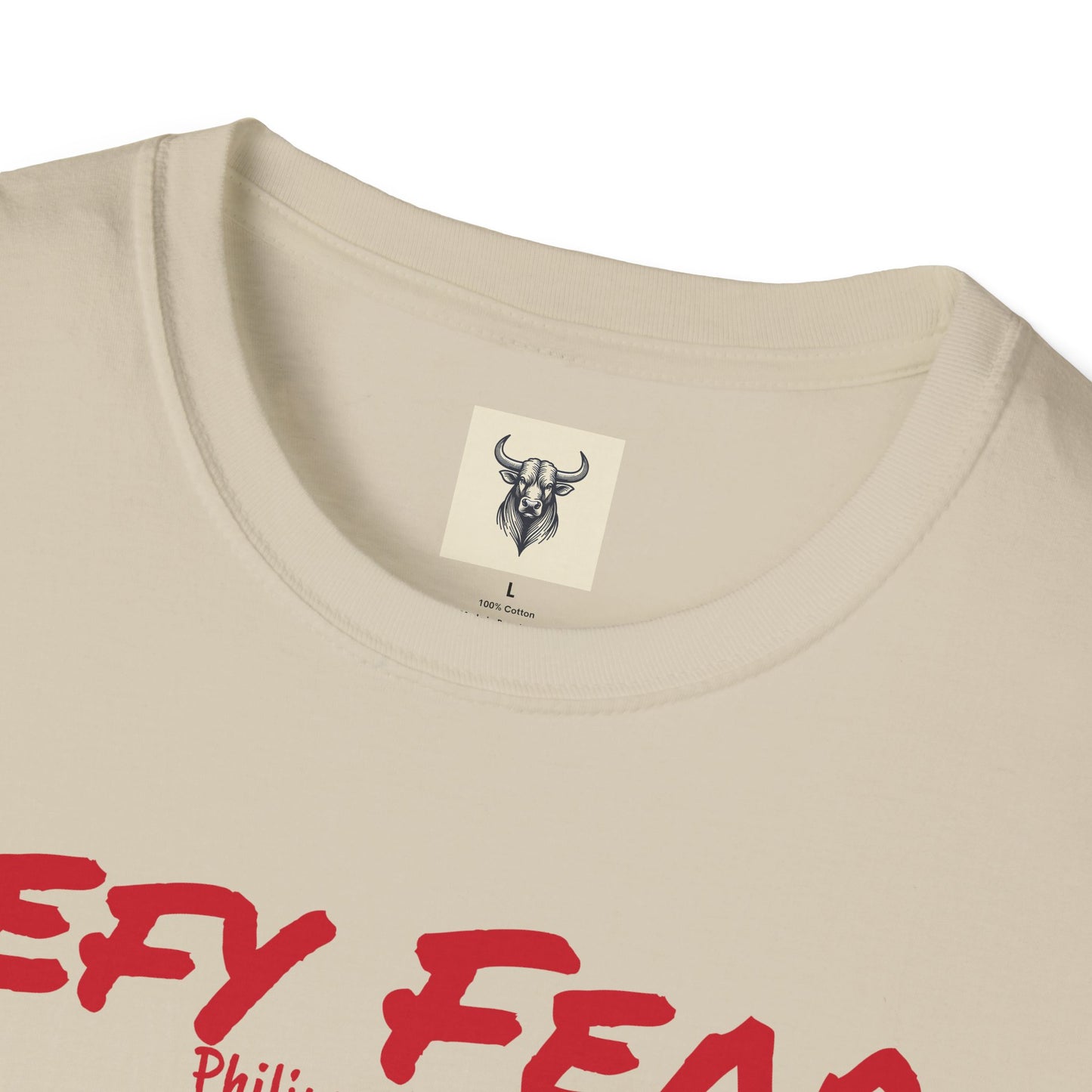 Inspirational Unisex Softstyle T-Shirt - "Defy Fear" Design