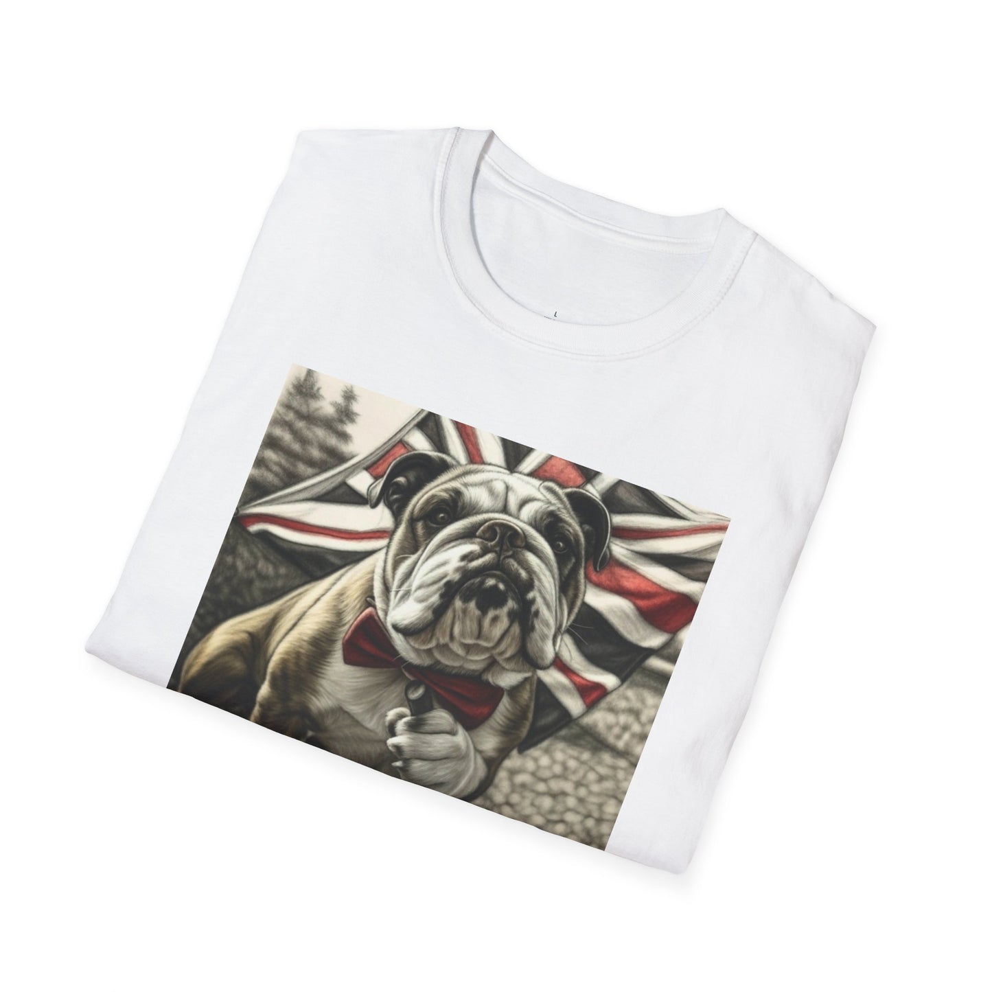 Winston Churchill Bulldog T-Shirt - Softstyle Quote Tee