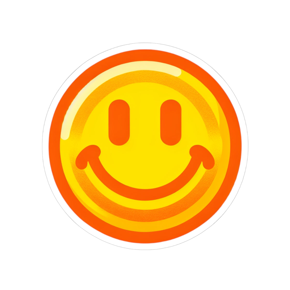 Smiley Kiss-Cut Stickers