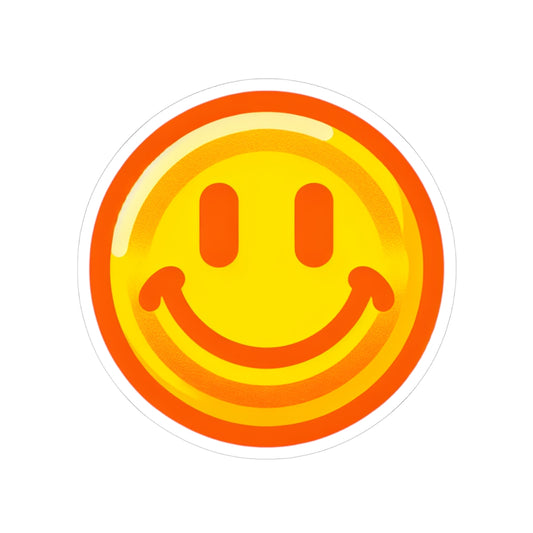 Smiley Kiss-Cut Stickers