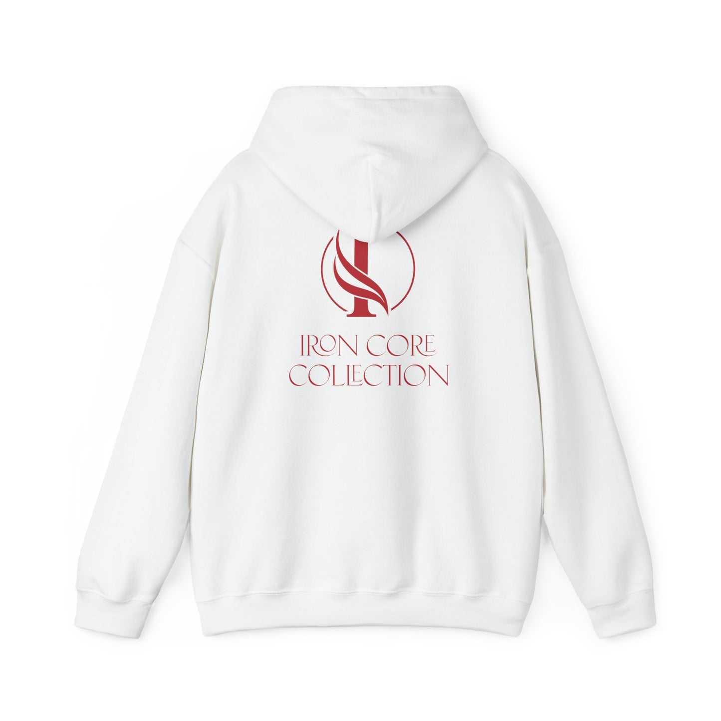 Unisex Heavy Blend Hoodie - Iron Core Collection with Red Cross Design