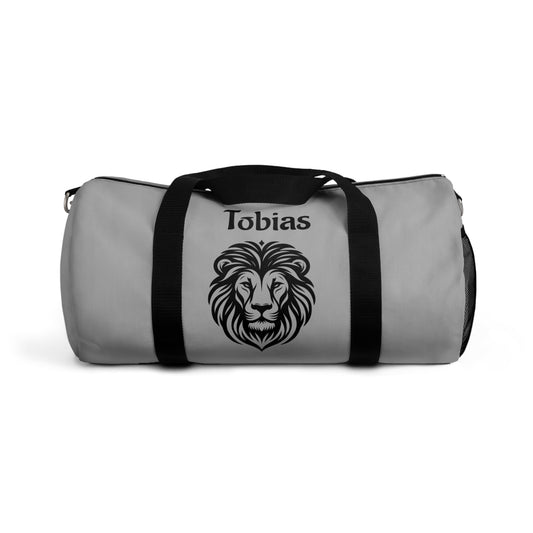 Personalized Lion Duffel Bag - Sports Gear, Gym Bag, Custom Name Bag