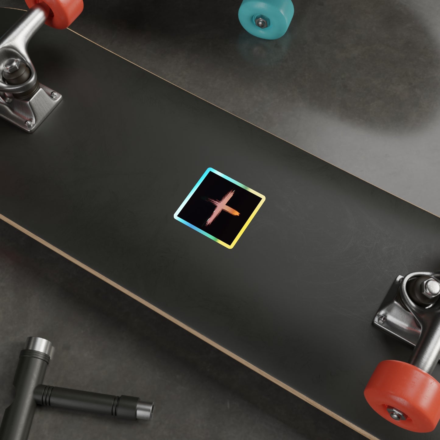 Holographic Die-Cut Stickers for Artists, Skaters, and Home Décor, Perfect for Gifts, Journals, Scrapbooking, or Events