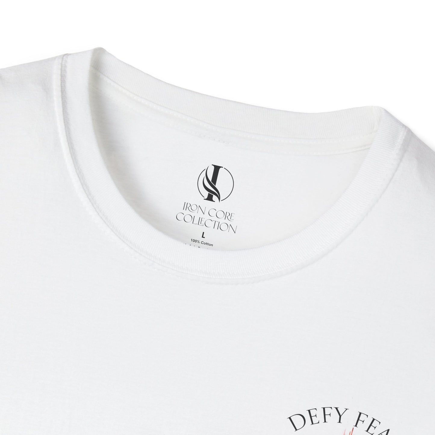 Unisex Softstyle T-Shirt with 'Defy Fear' Design – Embrace Your Bold Spirit