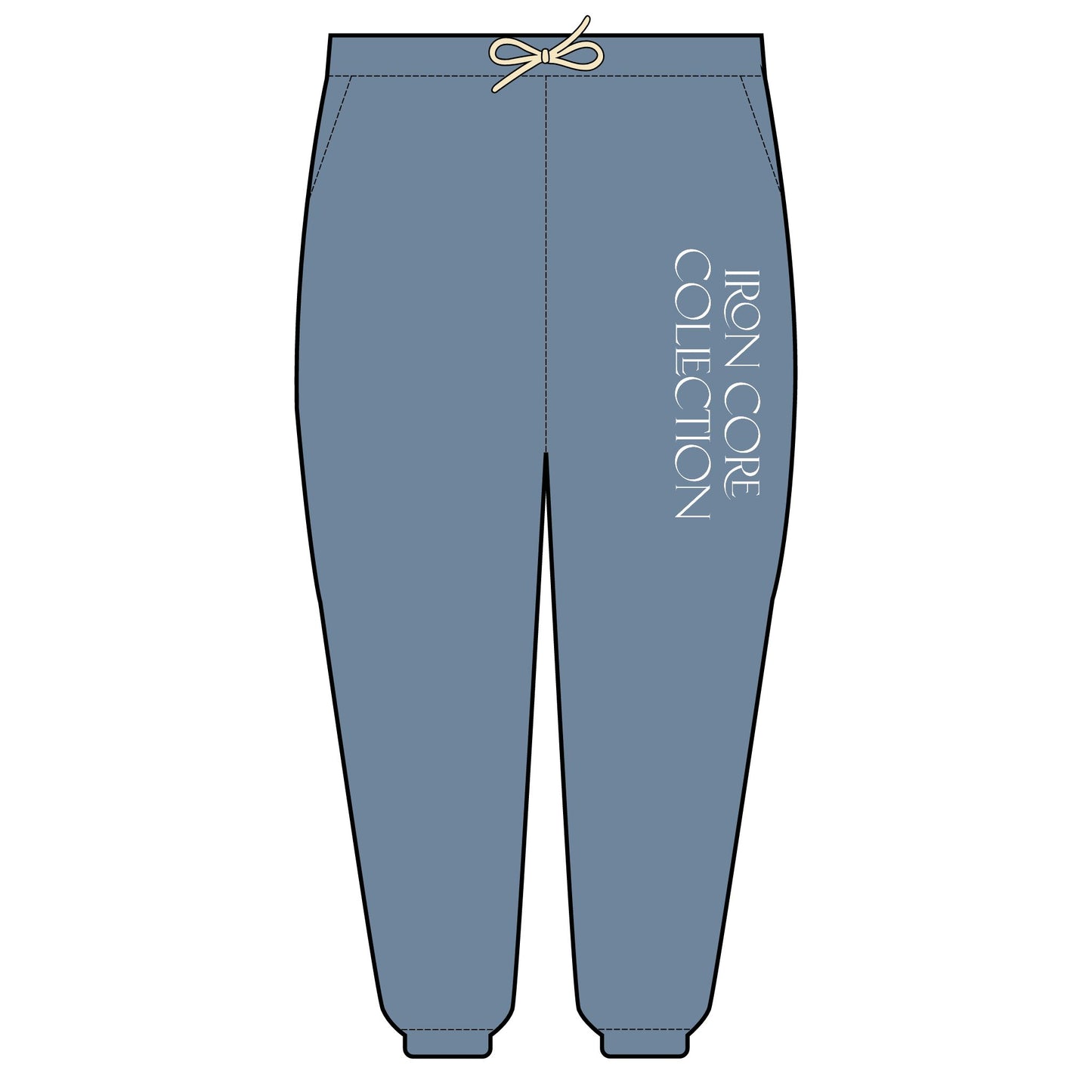 Fleece Sweatpants with Iron Core Collection Detail