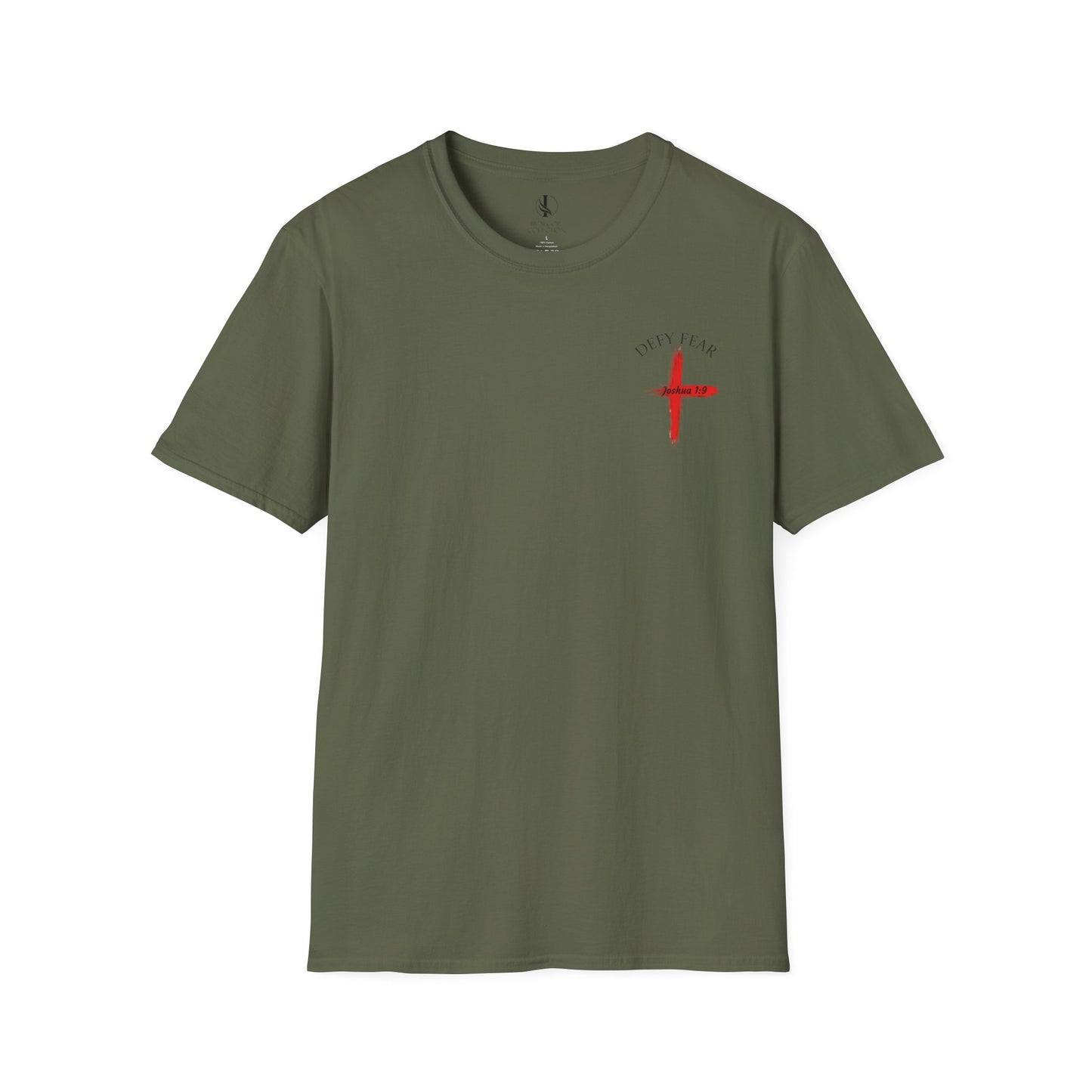 Unisex Softstyle T-Shirt with 'Defy Fear' Design – Embrace Your Bold Spirit