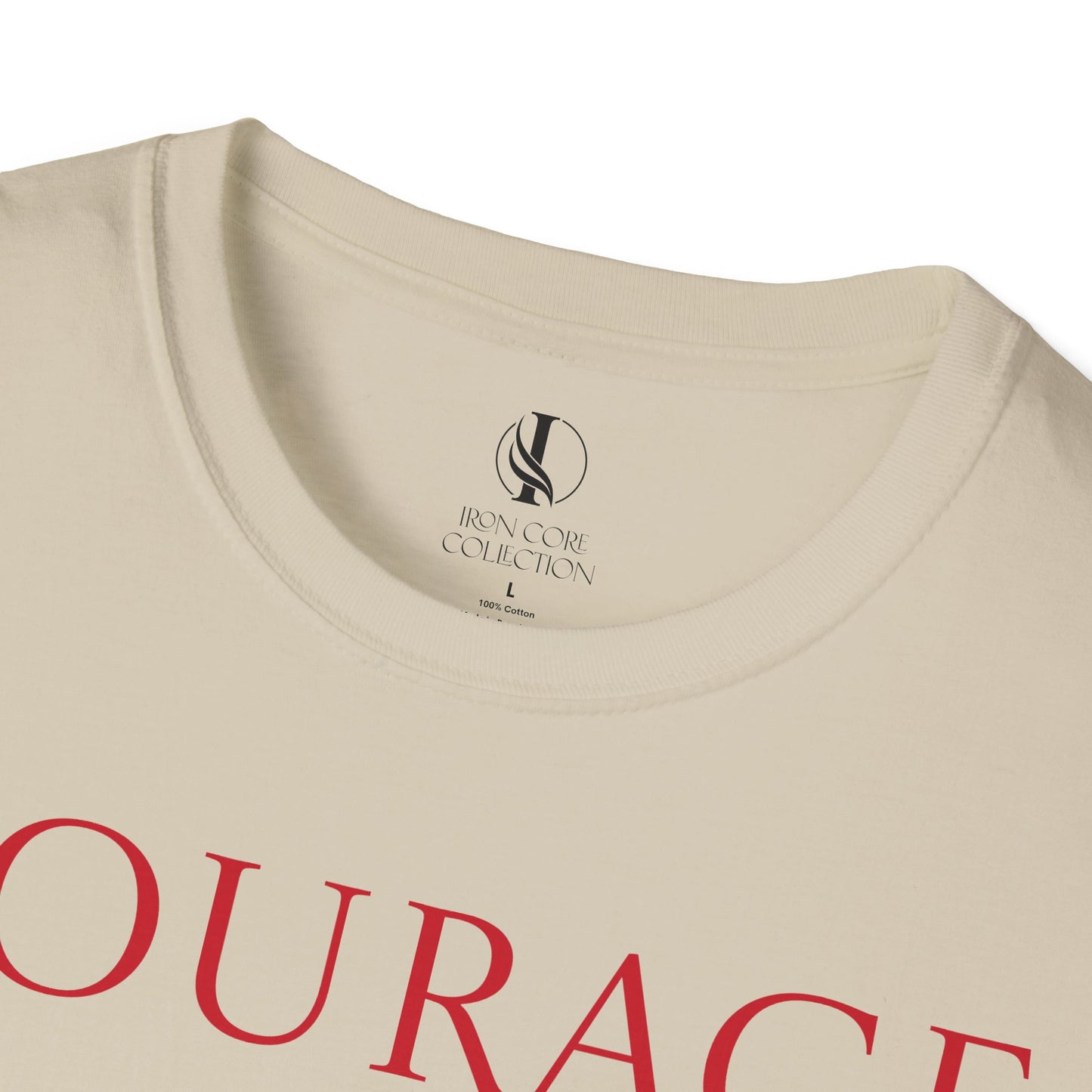 Copy of Courage Lion Unisex Softstyle T-Shirt - Inspiring Graphic Tee for Motivational Moments