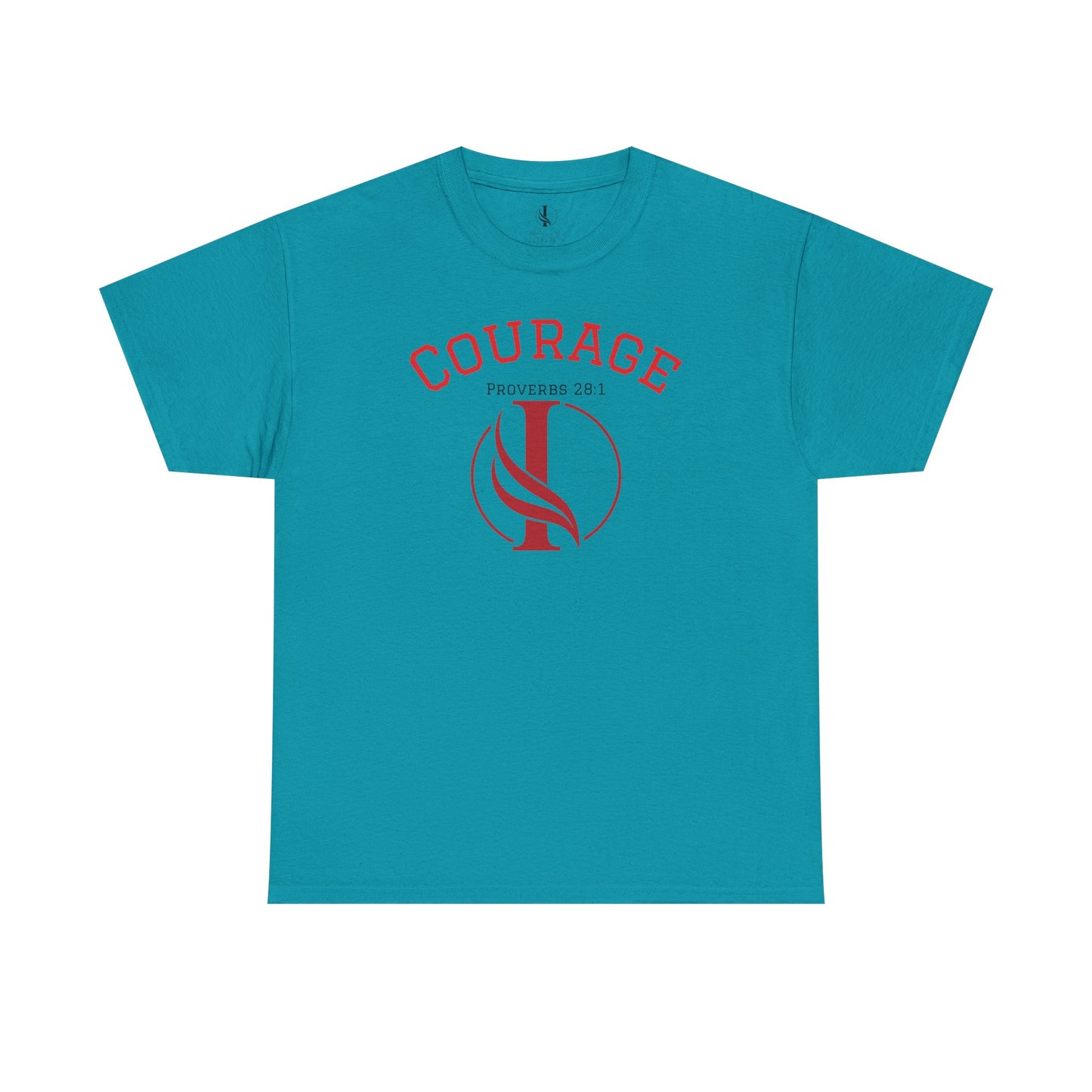 Proverbs Courage Lion Unisex Heavy Cotton Tee