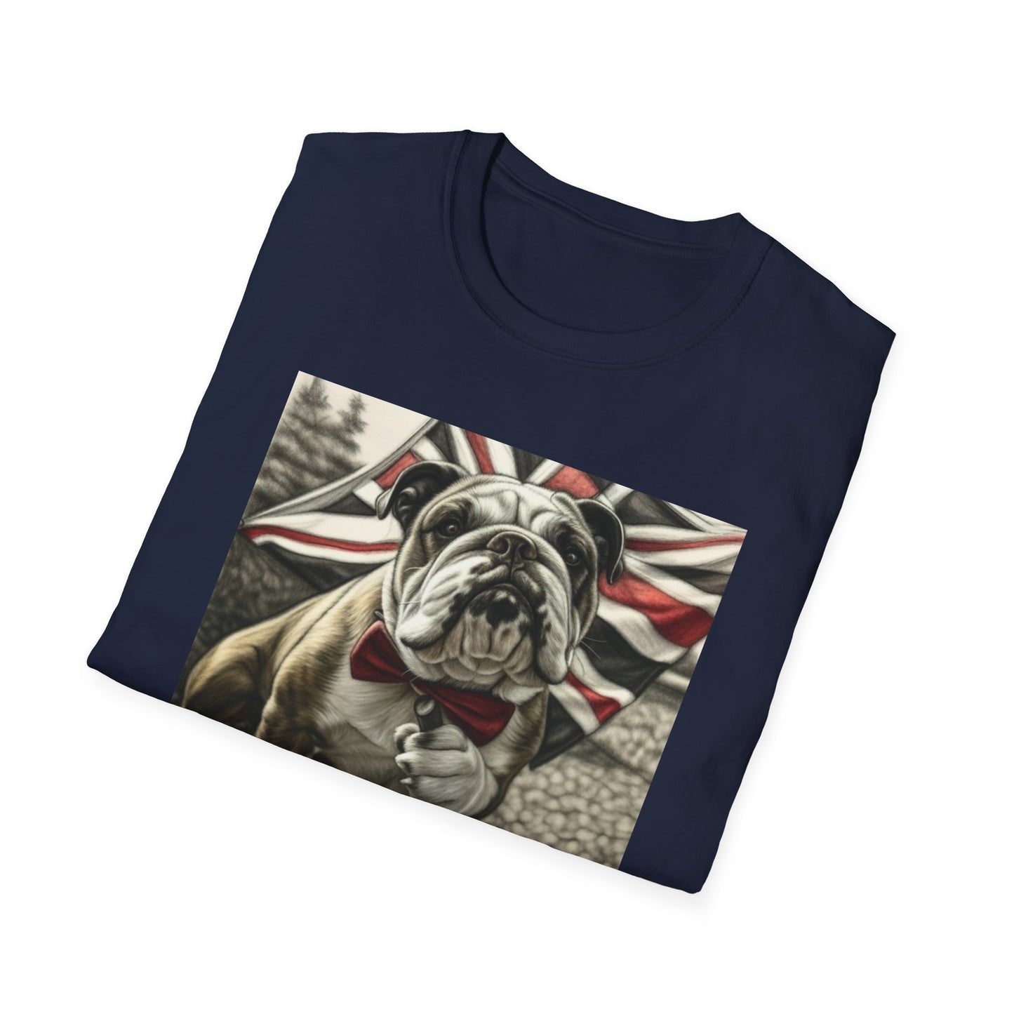 Winston Churchill Bulldog T-Shirt - Softstyle Quote Tee