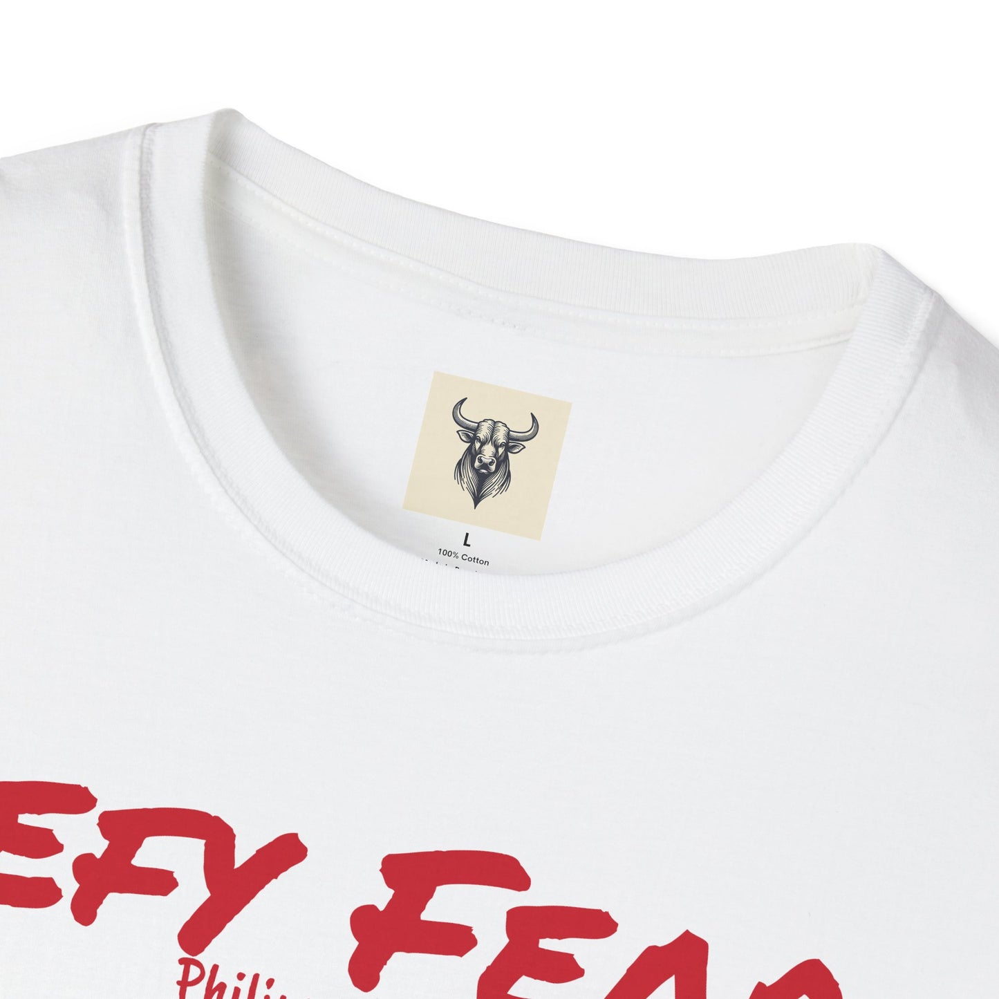 Inspirational Unisex Softstyle T-Shirt - "Defy Fear" Design