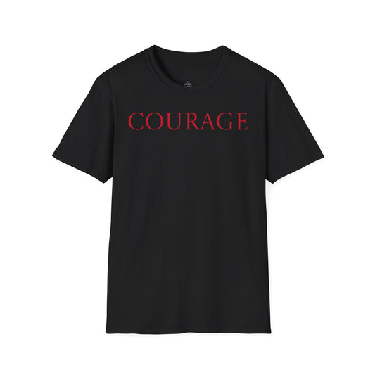 Copy of Courage Lion Unisex Softstyle T-Shirt - Inspiring Graphic Tee for Motivational Moments