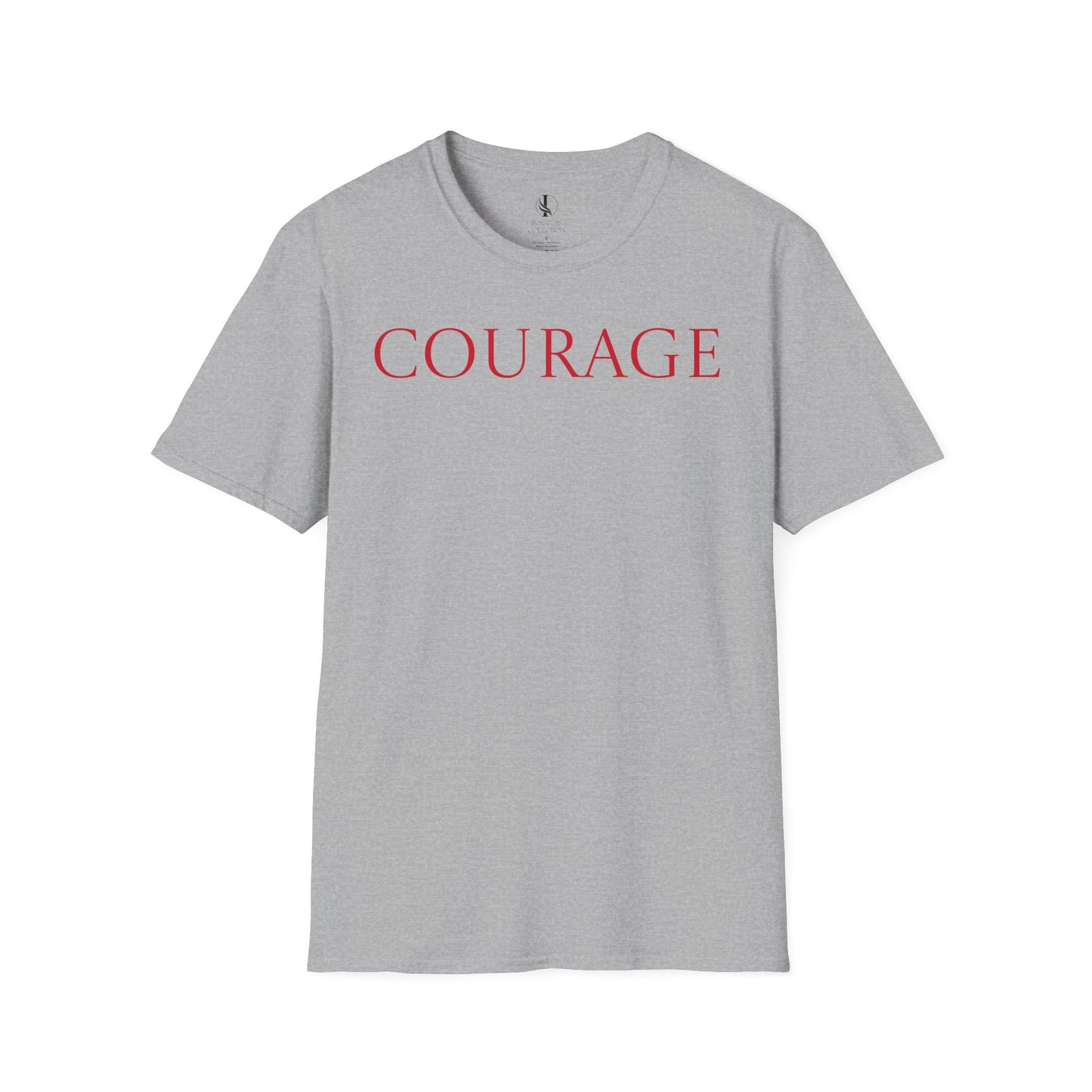 Copy of Courage Lion Unisex Softstyle T-Shirt - Inspiring Graphic Tee for Motivational Moments