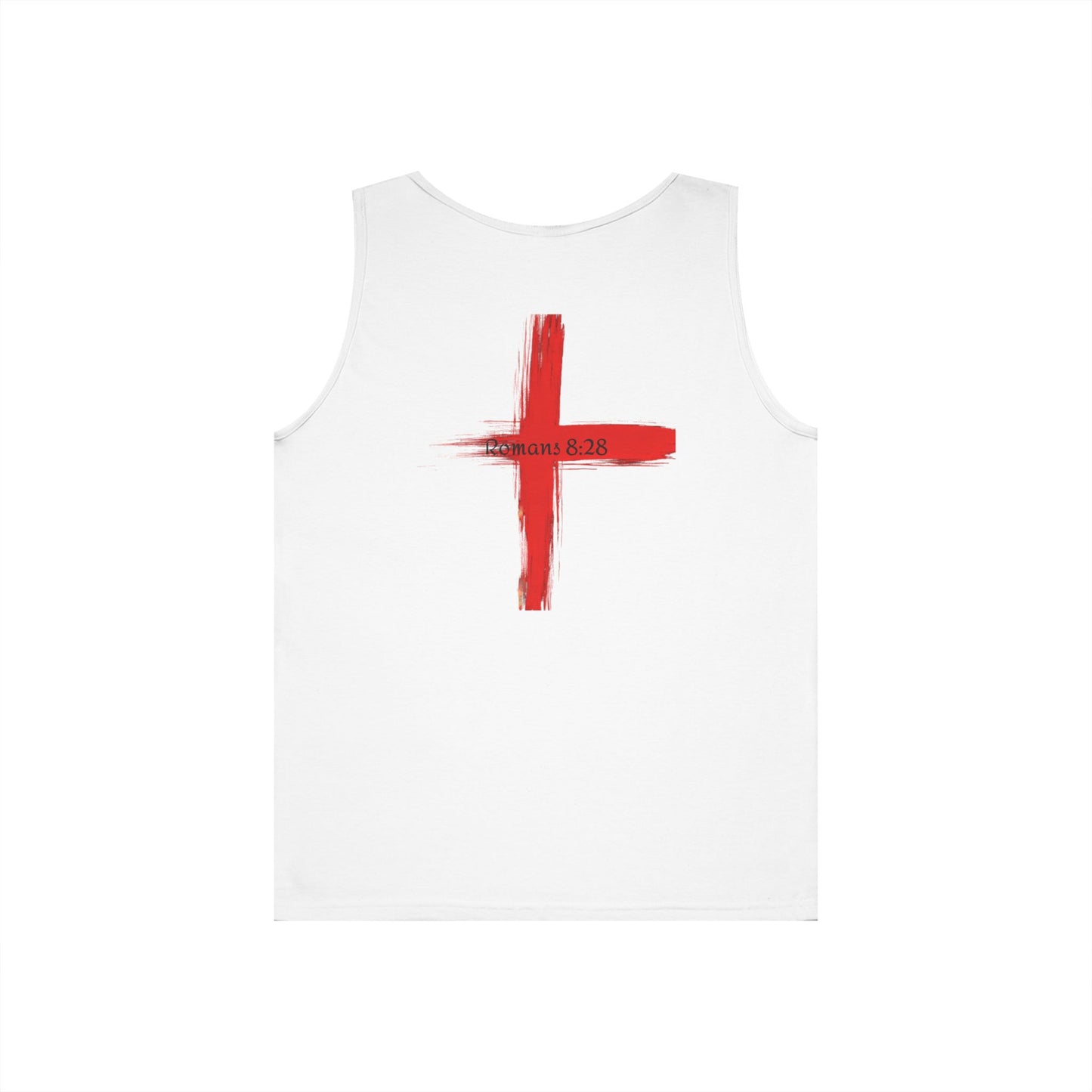 Inspirational Unisex Heavy Cotton Tank Top - "Turning Setbacks Into Comebacks"