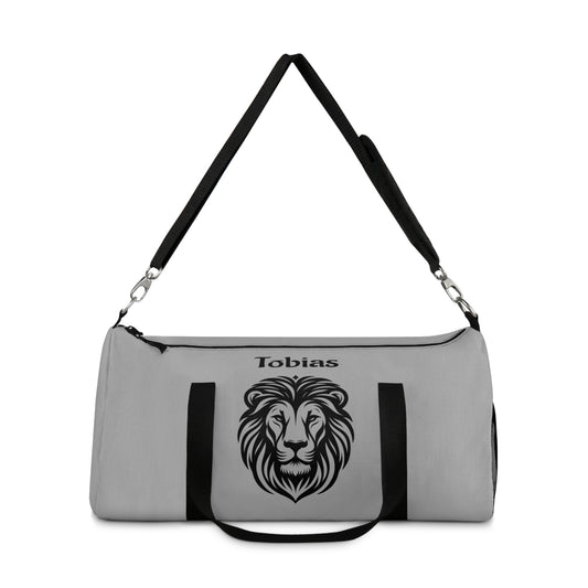 Personalized Lion Duffel Bag - Sports Gear, Gym Bag, Custom Name Bag