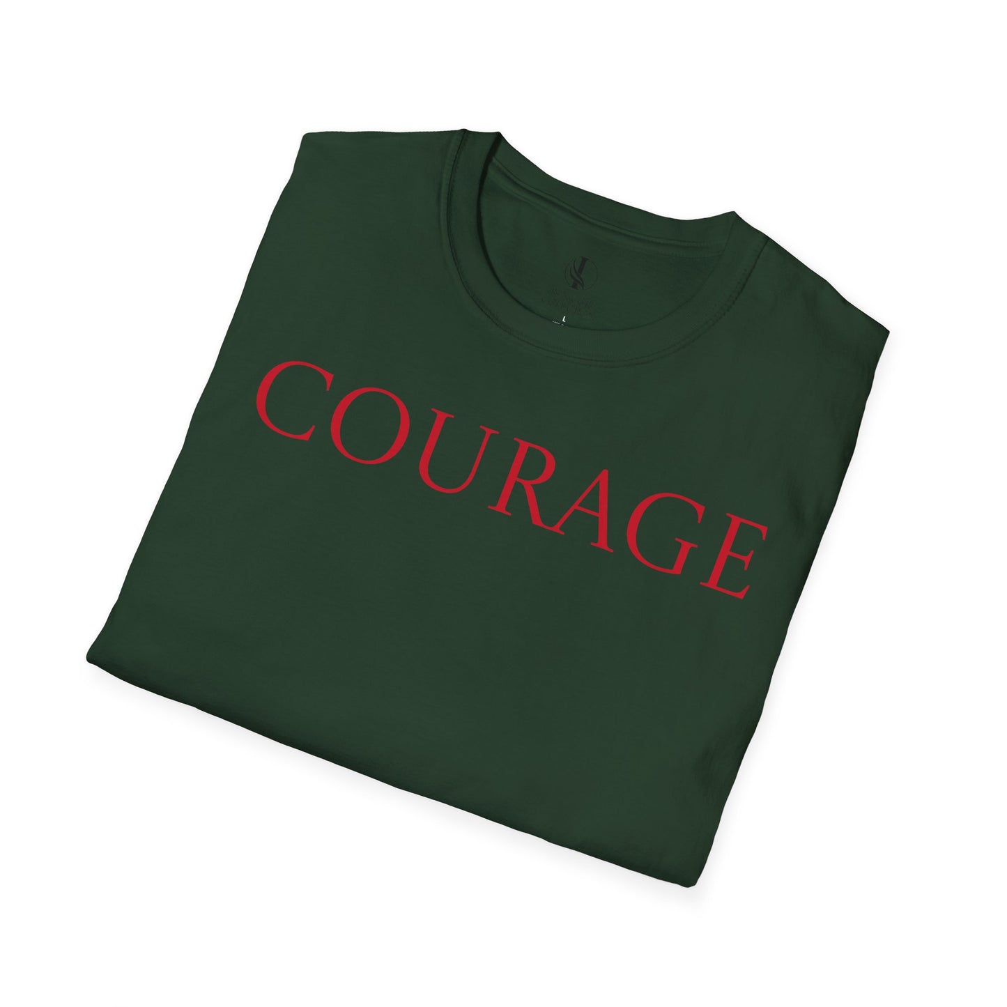 Copy of Courage Lion Unisex Softstyle T-Shirt - Inspiring Graphic Tee for Motivational Moments