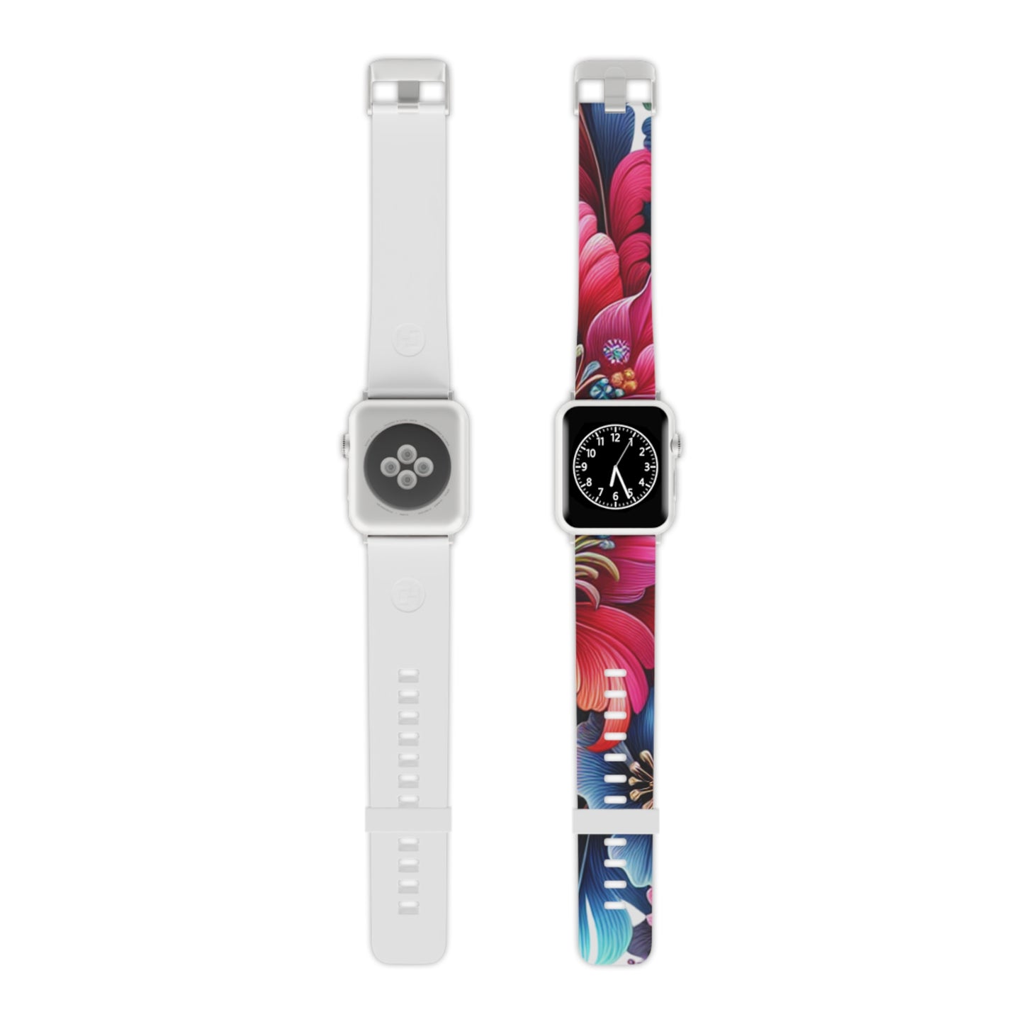 Floral Watch Band for Apple Watch | Vibrant Design, Women’s Accessory, Gift Idea for Her, Fitness Tracker Bracelet, Spring Style