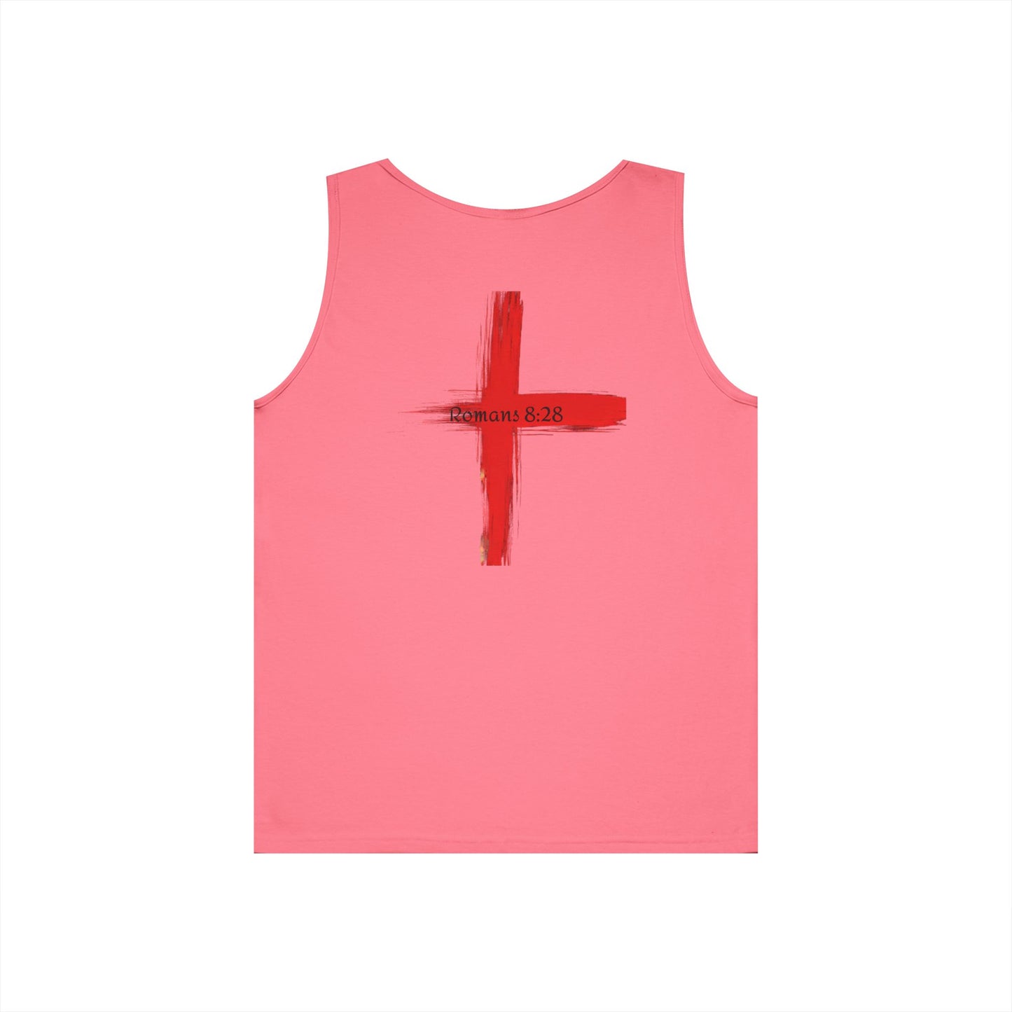 Inspirational Unisex Heavy Cotton Tank Top - "Turning Setbacks Into Comebacks"