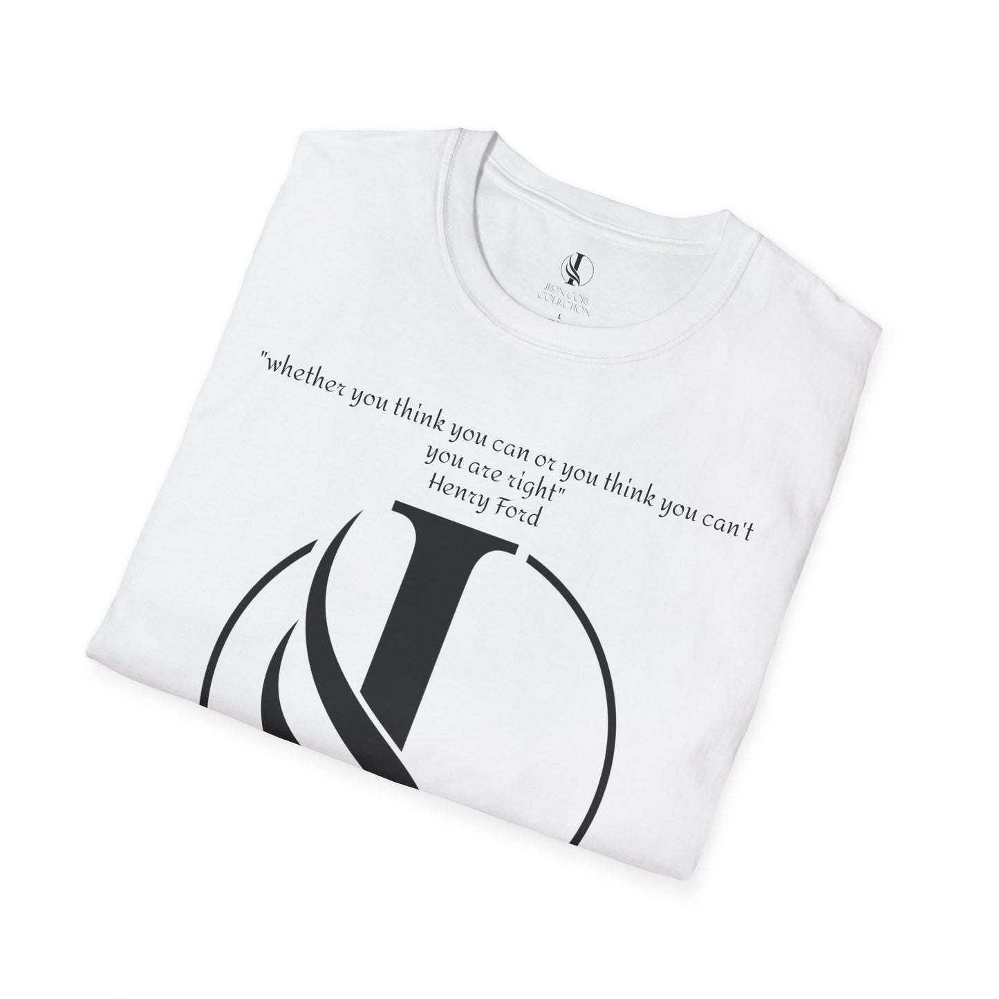 Inspirational American Quote T-Shirt - Unisex Softstyle Tee